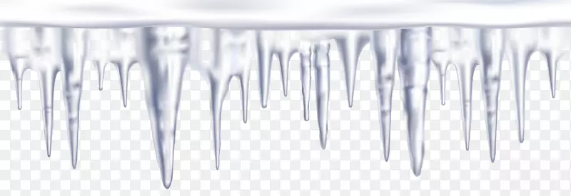冰柱剪贴画-冰柱透明剪贴画形象