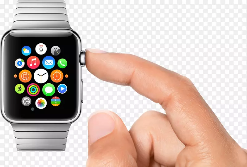 iPhone 6加上苹果手表健康-手表PNG图像