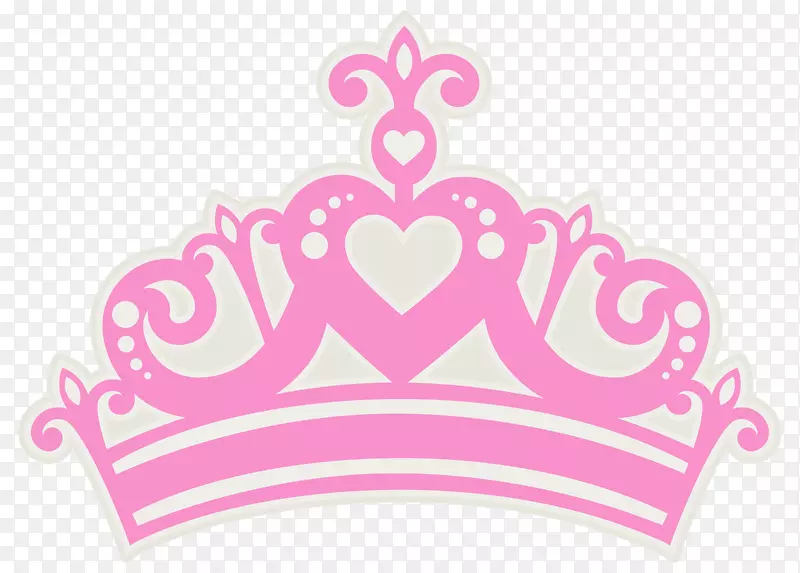 皇冠剪贴画-粉红色皇冠