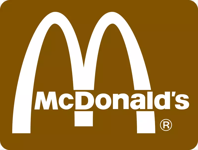 最古老的麦当劳餐厅汉堡包标志金色拱门-麦当劳标志PNG