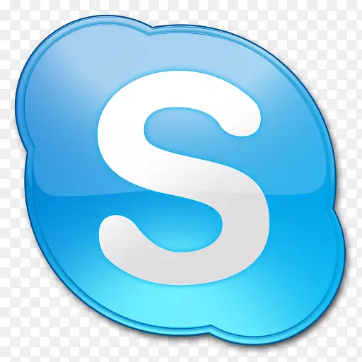 Skype图标FaceTime应用软件电话呼叫-Skype徽标PNG