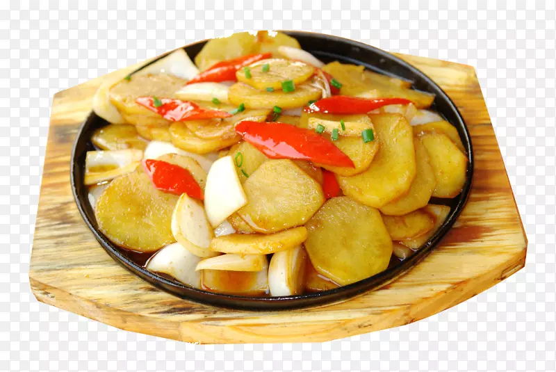 泰国土豆片食品爆炸铁板薯片