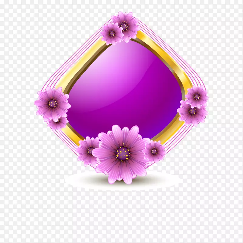花紫花紫水晶框载体材料