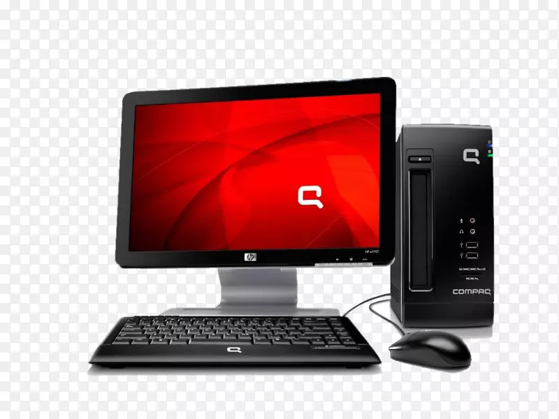 笔记本电脑惠普台式电脑Compaq Presario-电脑桌面pc png