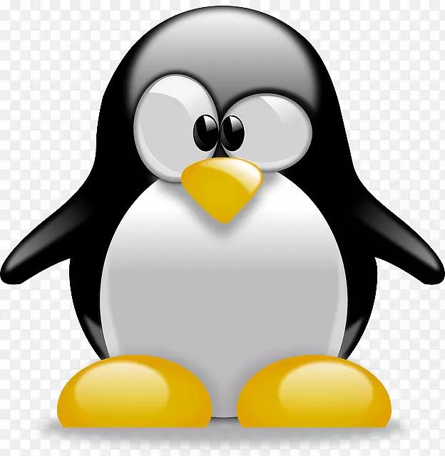 企鹅卡通剪贴画-Linux徽标PNG