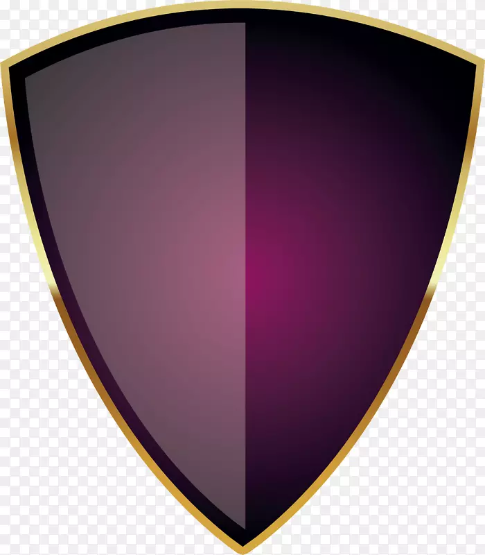 盾牌图标-紫色盾牌