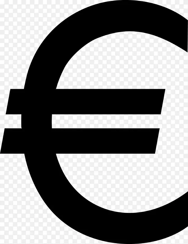 欧元符号货币符号剪贴画-欧元符号PNG
