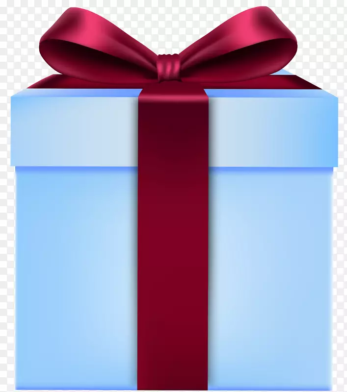 圣诞礼品夹艺术-礼品盒PNG剪贴画图片