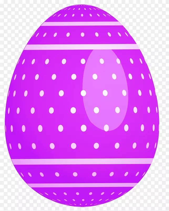复活节兔子彩蛋夹艺术-紫色点缀复活节彩蛋