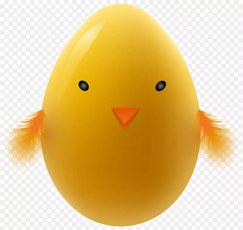 复活节彩蛋喙黄色水果-复活节鸡蛋剪贴画PNG图像