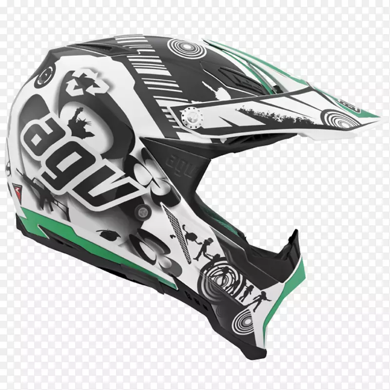 摩托车头盔AGV内胎-全面自行车头盔PNG图像
