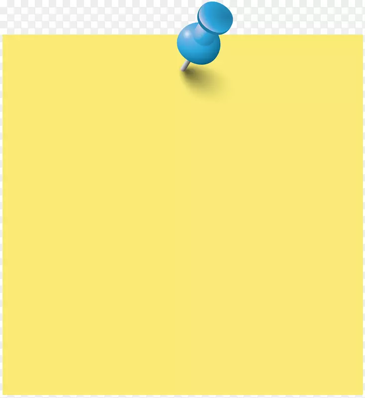 纸贴子-它注意黄色字体-提醒注意PNG剪贴画图像