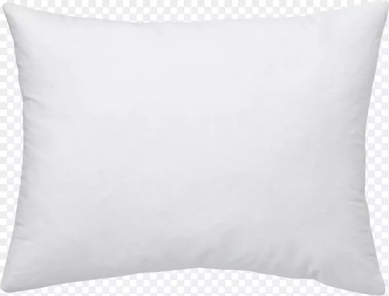 把枕头往下扔羽毛垫床-白色枕头PNG