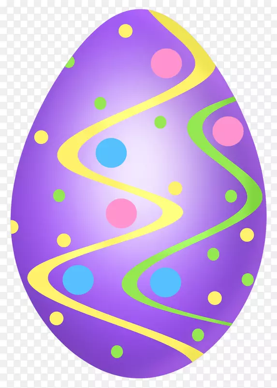 复活节彩蛋装饰-复活节紫色彩蛋装饰