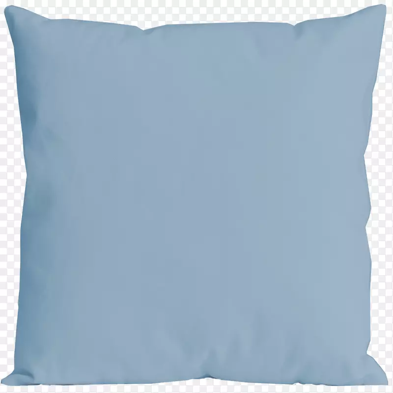 投掷枕头垫蓝色长方形枕头PNG