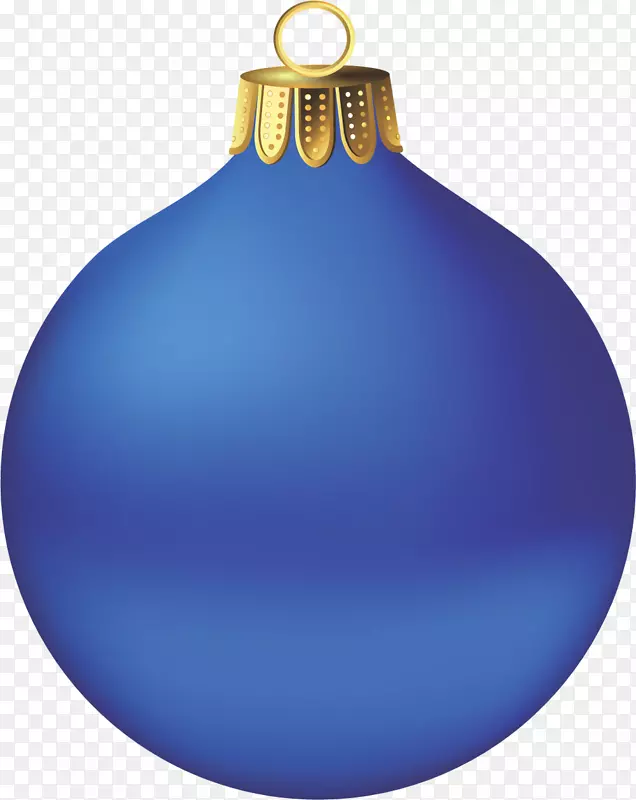圣诞节装饰品蓝色剪贴画透明圣诞蓝色装饰剪贴画