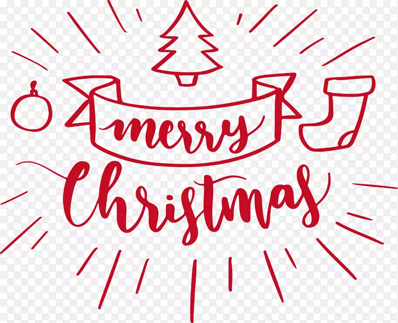 圣诞节微软文字剪辑艺术射线圣诞节