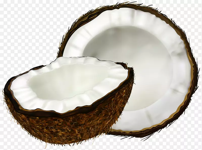 椰子水椰奶椰子蛋糕-椰子透明剪贴画图像