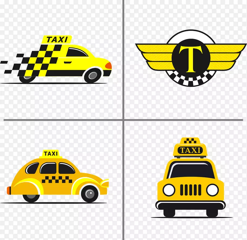 出租车图解-出租车标志