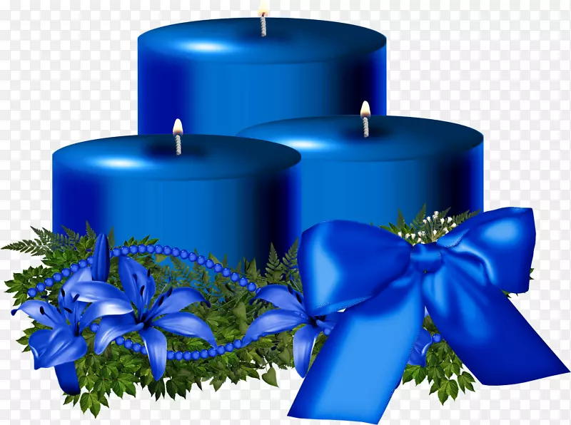 蜡烛圣诞剪贴画-蜡烛PNG图像