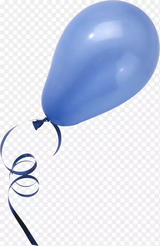 气球剪贴画-蓝色气球PNG图像