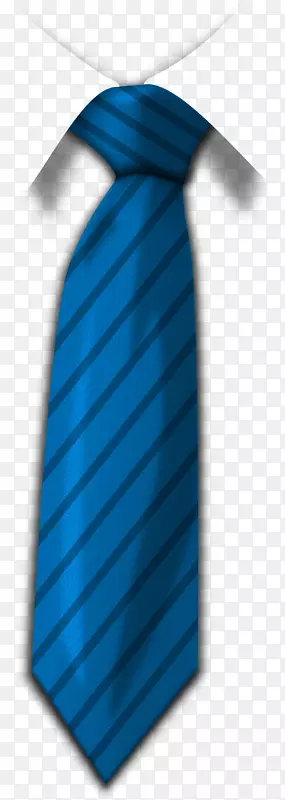 领带图标剪贴画-蓝色领带png图像