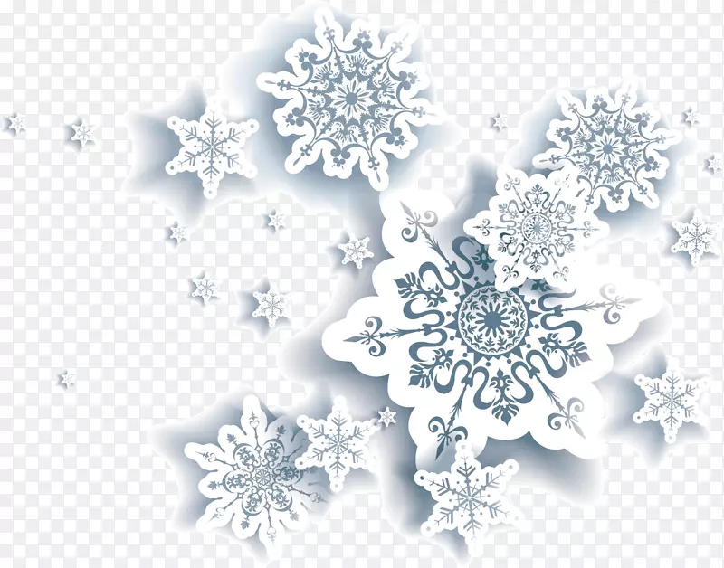 雪花墙纸-雪花创意冬季雪