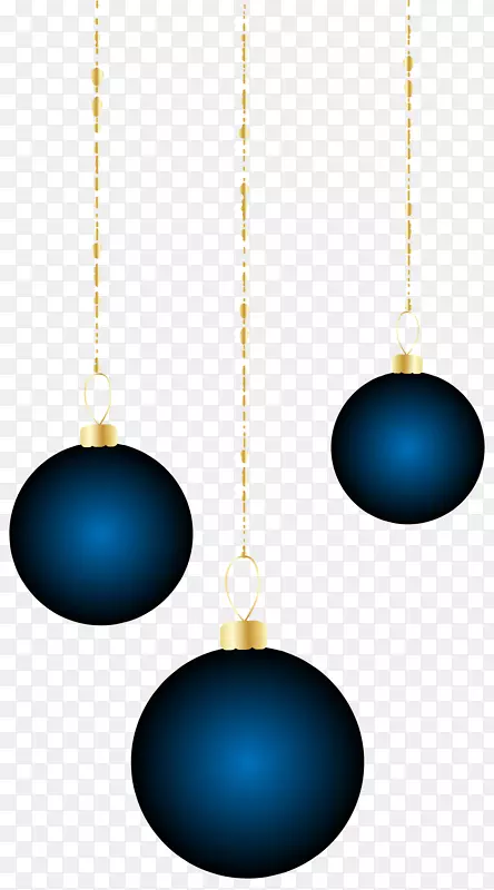 蓝色产品球体设计-透明圣诞蓝色装饰品