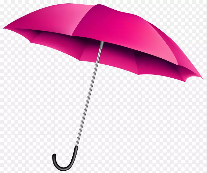 雨伞粉色剪贴画-粉色伞透明PNG剪贴画图像