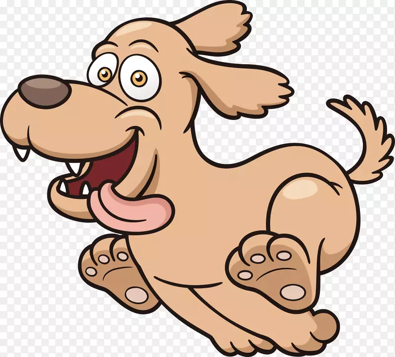 达尔马提亚狗卡通插图-卡通狗