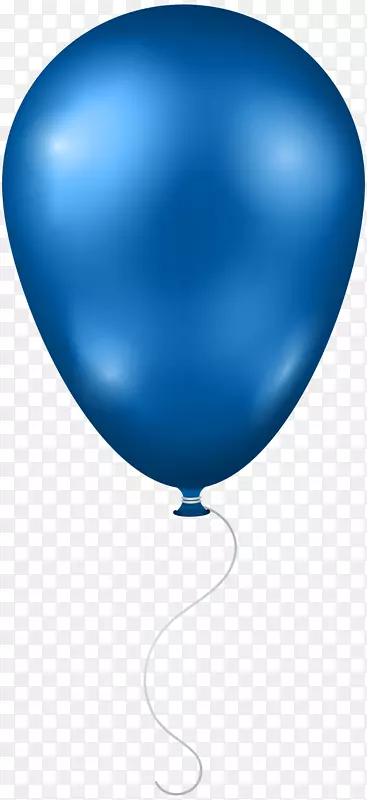蓝天气球-蓝色气球透明PNG剪辑艺术图像