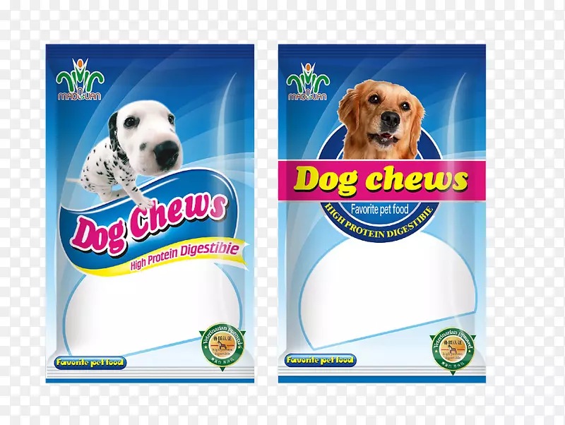 小狗纸包装和标签.食品包装设计