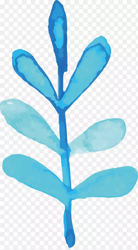 水彩画植物绘画装饰元素