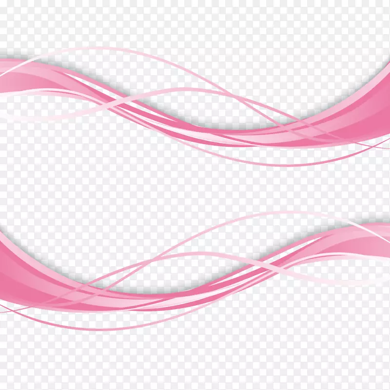 波欧式曲线-粉红色波曲线