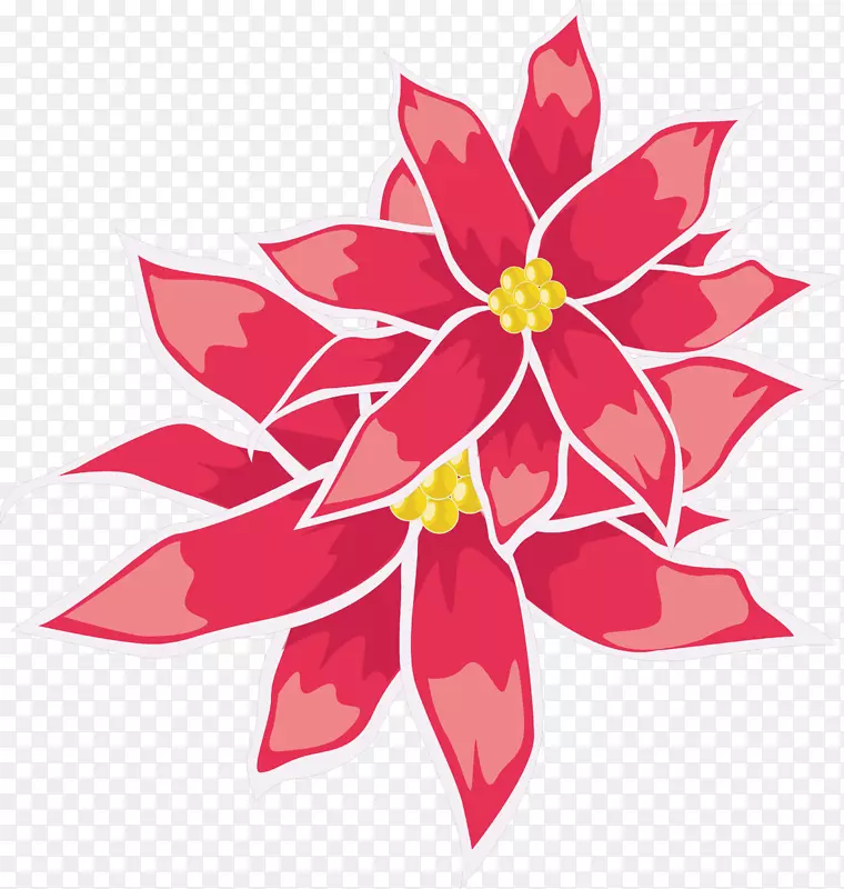 花卉设计红红叶载体
