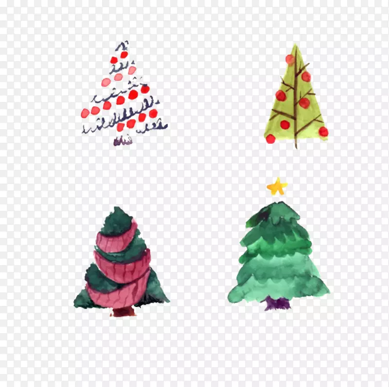 圣诞树装饰圣诞礼物-创意圣诞树免费