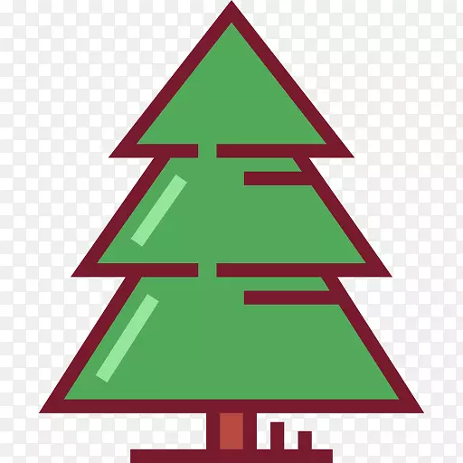 可伸缩图形圣诞图标树