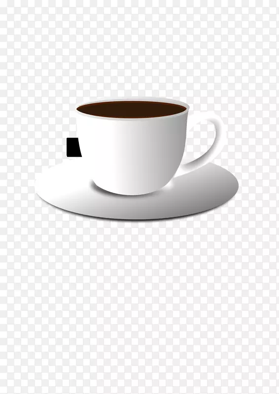 白咖啡茶浓咖啡杯咖啡杯PNG图像