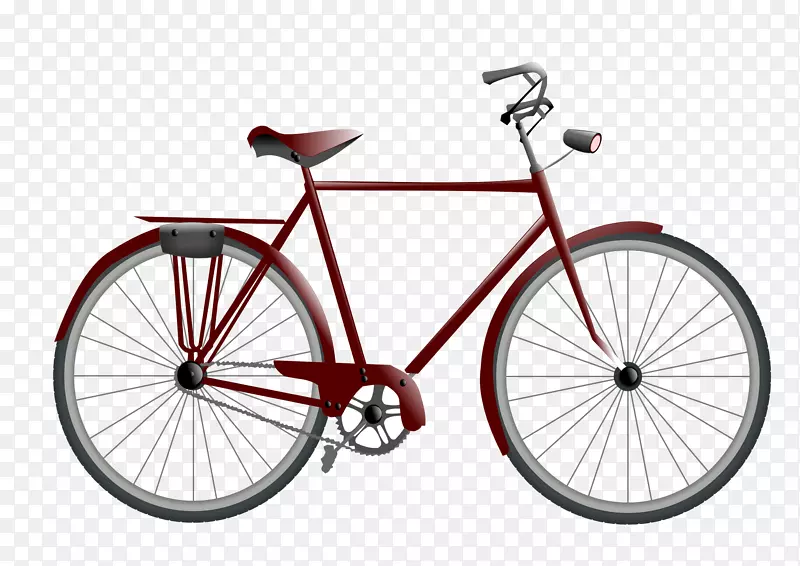 自行车图形剪贴画-自行车PNG图像