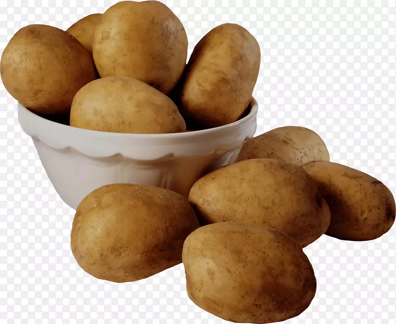 烤土豆炸薯条，土豆饼，棕色食品-马铃薯PNG图片