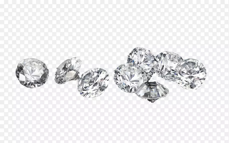 钻石首饰订婚戒指-钻石PNG图像