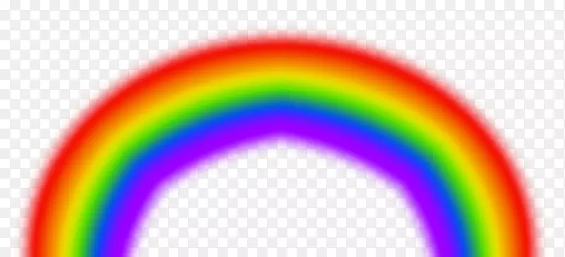 彩虹天空图形字体-彩虹PNG图像