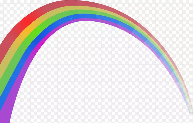 彩虹天空欧式-彩虹PNG图像