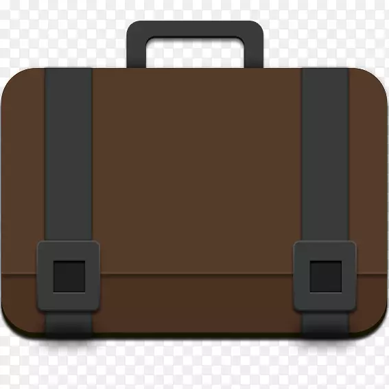 袋式长方形手提箱-棕色包装