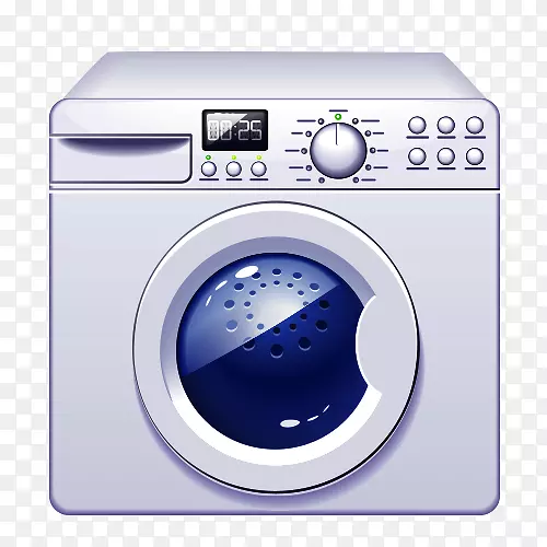 洗衣机洗碗机家用电器烘干机卡通衣柜