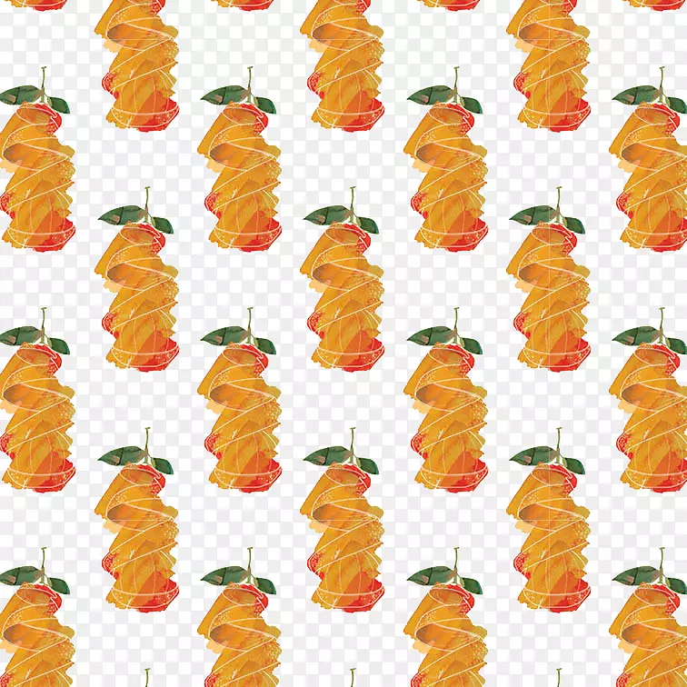 水果海报橙色-创意水果背景图案