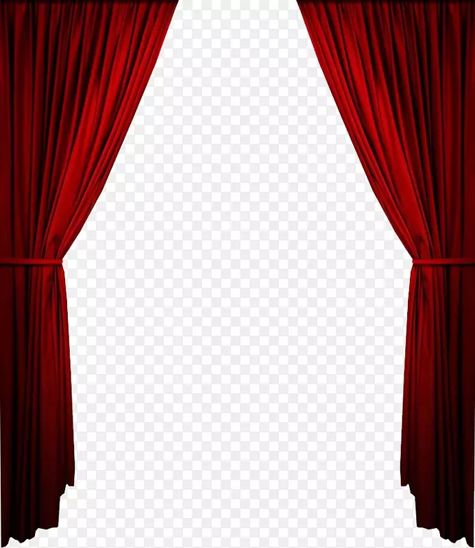 剧院窗帘和舞台窗帘覆盖窗帘-PNG