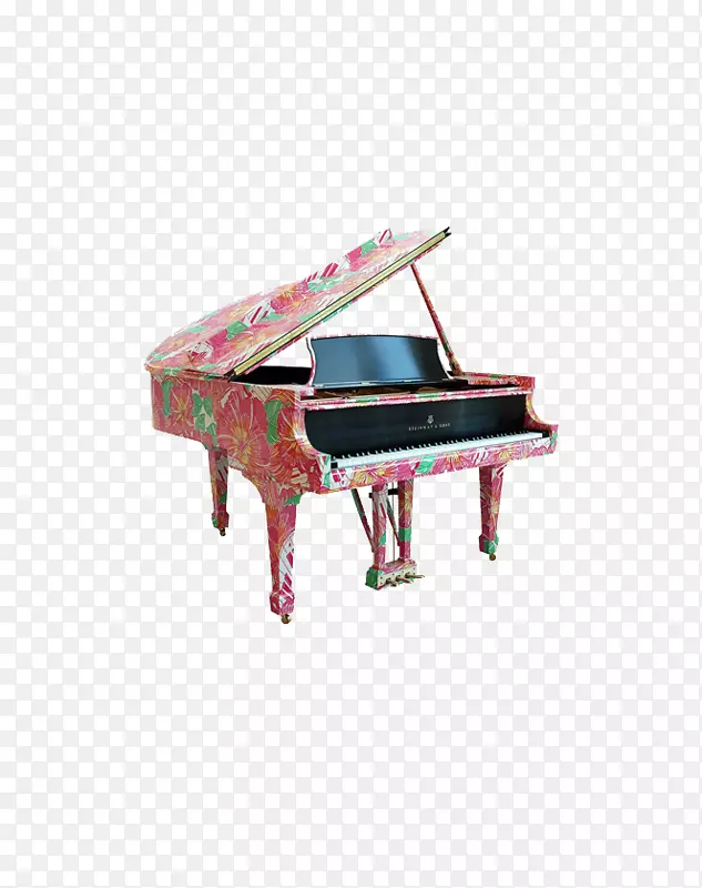 纽约市大钢琴施坦威和儿子乐器-粉红色钢琴