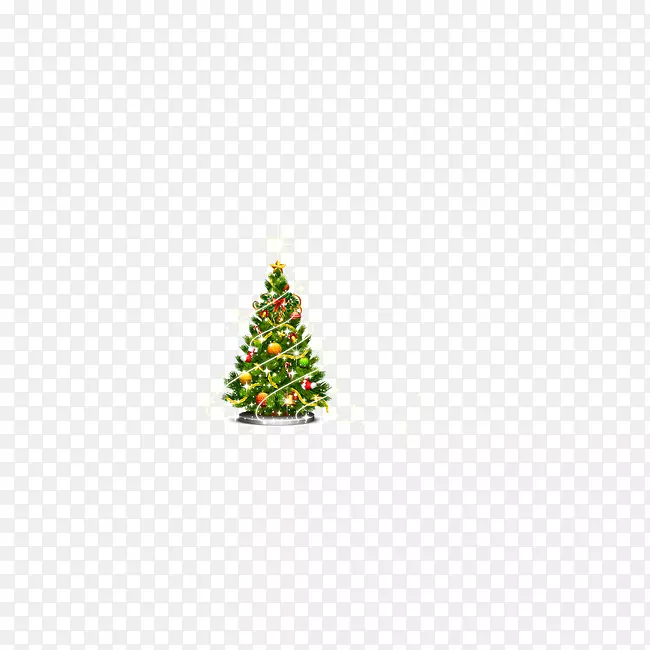 水果圣诞树图案-闪闪发光的圣诞树