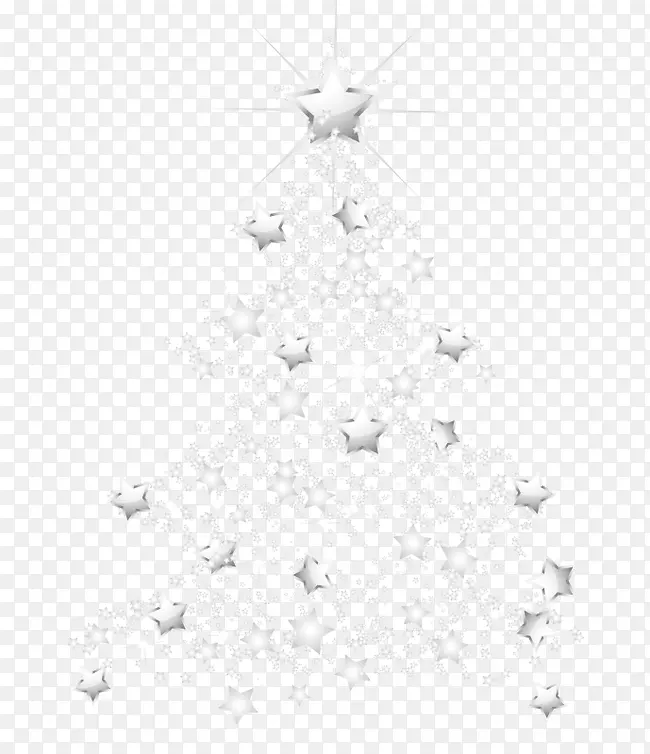 圣诞树新年剪贴画明星